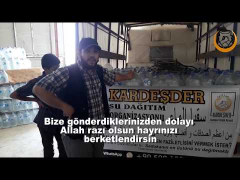 Türkmen Dağı'na en uç noktalara su yardımı