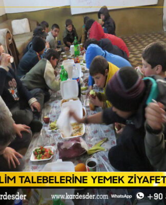 Minik ilim talebelerine yemek ziyafeti 05