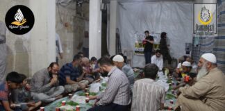 rahmet genclik ten mahallelerini terketmeyen mahalle sakinlerine iftar yemegi 11