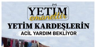 Yetim Emanettir Yetim Kardeslerin Acil Yardim Bekliyor